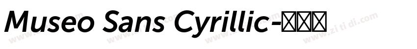 Museo Sans Cyrillic字体转换 Museo Sans Cyrillic字体转换